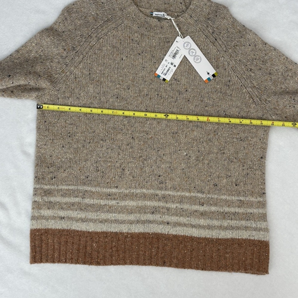 NWT SmartWool Womens Cozy Lodge Ombré Sweater XL Merino Wool Blend Neutral Layer - Picture 10 of 14